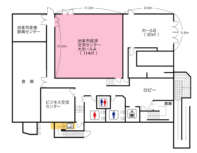 洲本市経済交流センター　１Ｆ