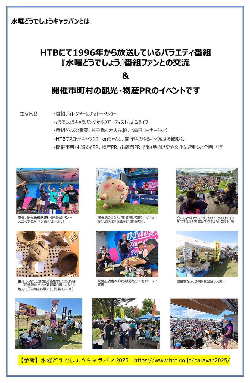 水曜どうでしょうキャラバン2025洲本